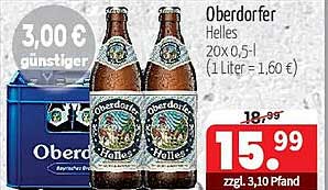 Oberdorfer Helles - 20 x 0,5 l zum unglaublichen Preis