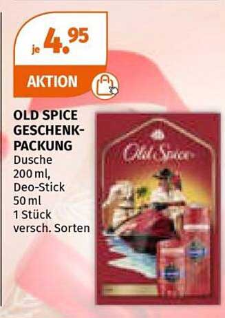 OLD SPICE GESCHENK- PACKUNG