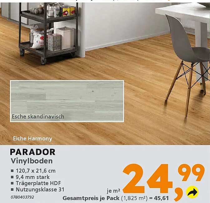 PARADOR Vinylboden - Eiche Harmony