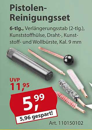 Pistolen-Reinigungsset 6-teilig