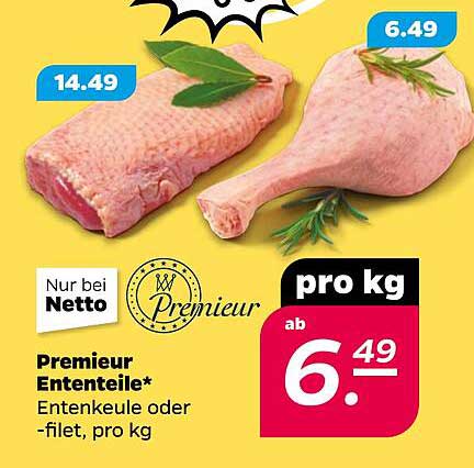 Premieur Ententeile - Entenkeule oder -filet, pro kg