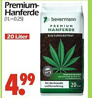 Premium-Hanferde 20 Liter von bevermann