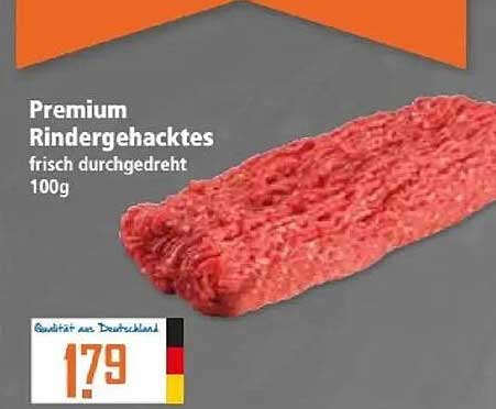 Premium Rindergehacktes frisch durchgedreht 100g