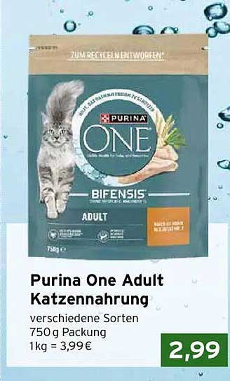 Purina One Adult Katzennahrung 750 g