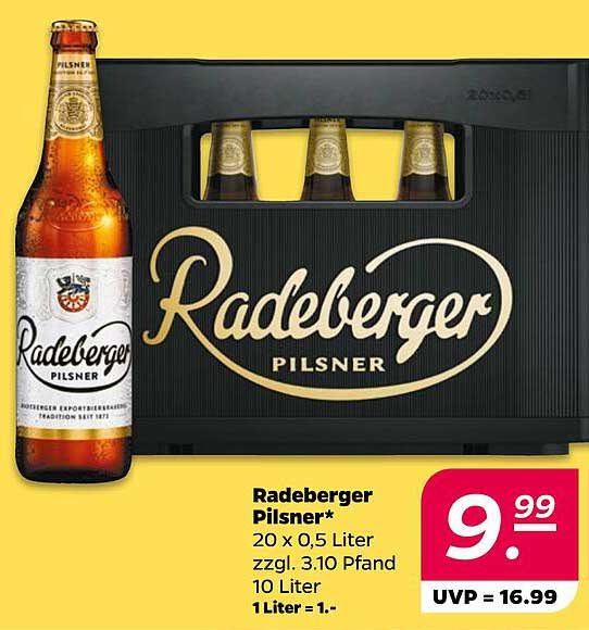 Radeberger Pilsner 20 x 0,5 Liter