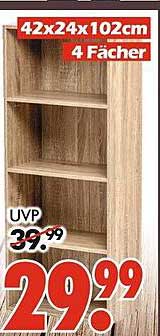 Regal mit 4 Fächern – Platzsparendes Möbelstück für jeden Raum