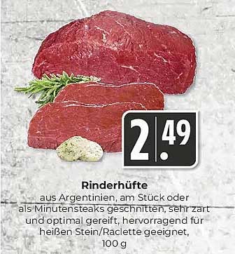 Rinderhüfte aus Argentinien 100 g