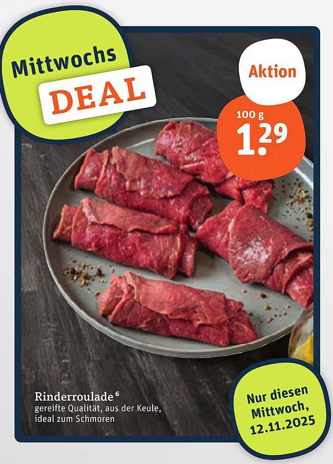 Rinderroulade – gereifte Qualität aus der Keule, ideal zum Schmoren