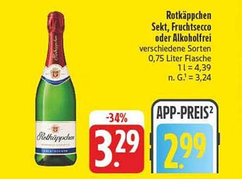 Rotkäppchen Sekt, Fruchtsecco oder Alkoholfrei
