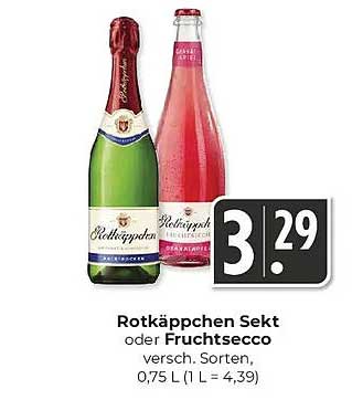 Rotkäppchen Sekt oder Fruchtsecco, 0,75 L