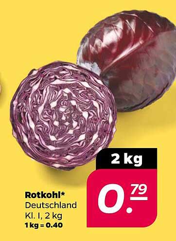 Rotkohl Deutschland Kl. I, 2 kg