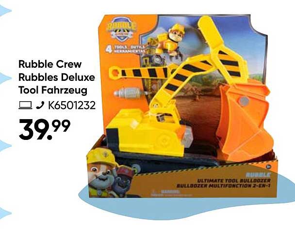 Rubble Crew Rubbles Deluxe Tool Fahrzeug