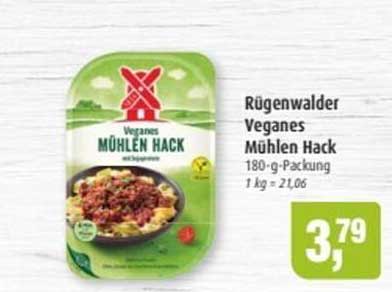 Rügenwalder Veganes Mühlen Hack 180-g-Packung