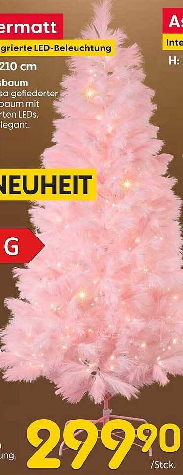 Rusta Weihnachtsbaum mit integrierter LED-Beleuchtung 210 cm - NEUHEIT