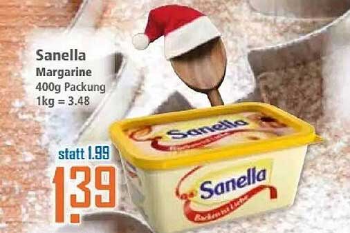 Sanella Margarine 400g Packung