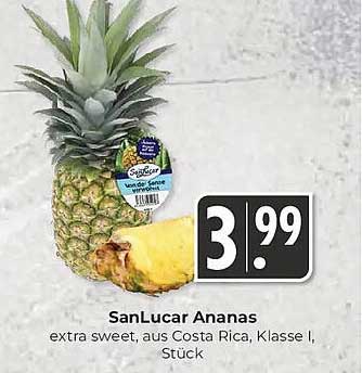 SanLucar Ananas - extra sweet, aus Costa Rica, Klasse I, Stück