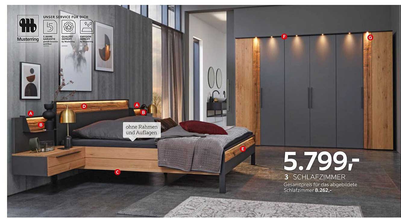 Schlafzimmer-Set von XXXLutz - Eleganz trifft Funktionalität