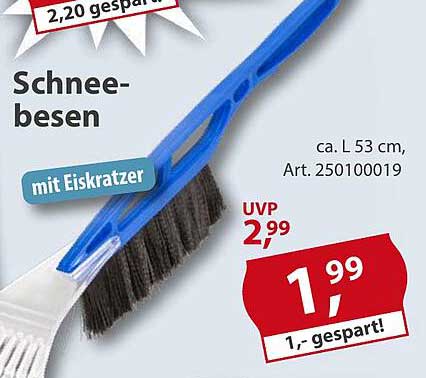 Schneebesen mit Eiskratzer