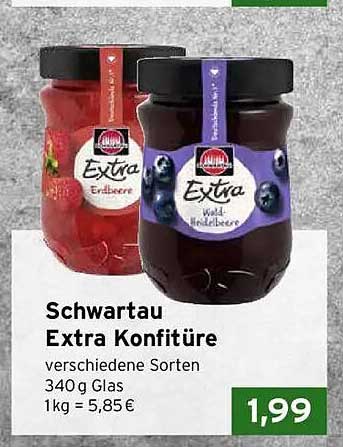Schwartau Extra Konfitüre - verschiedene Sorten