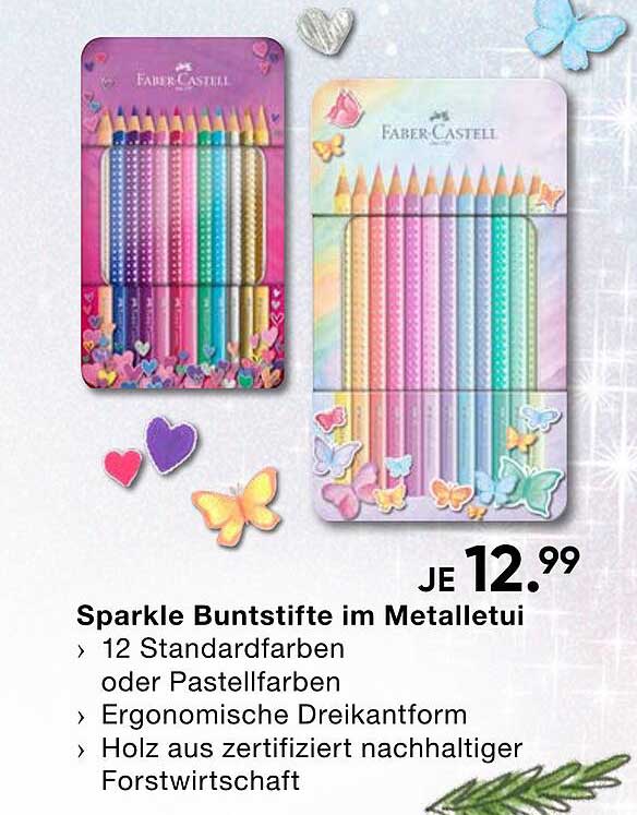 Sparkle Buntstifte im Metalletui
