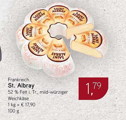 St. Albray Weichkäse 100 g