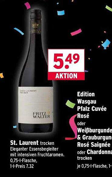 St. Laurent trocken - eleganter Essensbegleiter