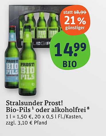 Stralsunder Prost! Bio-Pils oder alkoholfrei
