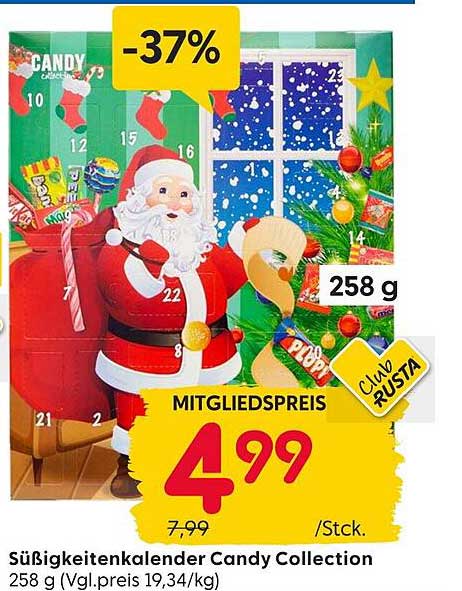 Süßigkeitenkalender Candy Collection