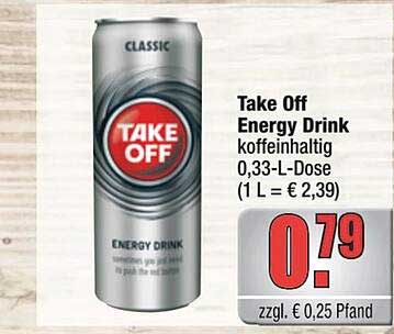 Take Off Energy Drink 0,33-L-Dose