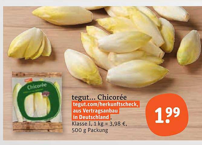 tegut... Chicorée 500 g