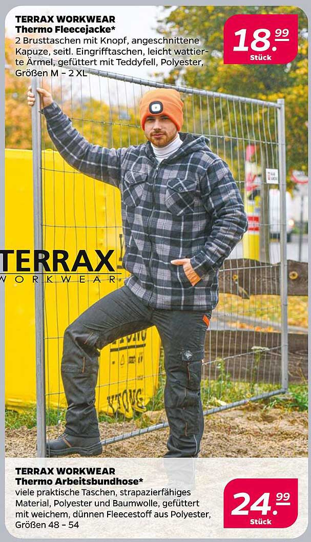 TERAX WORKWEAR Thermo Fleecejacke