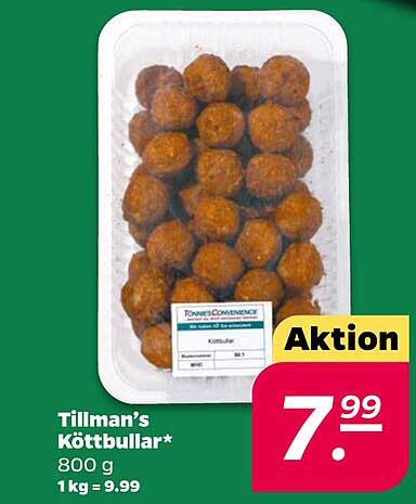 Tillman’s Köttbullar 800 g - Aktionspreis