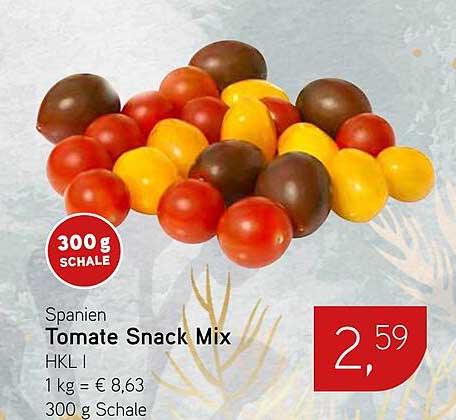 Tomate Snack Mix 300g Schale