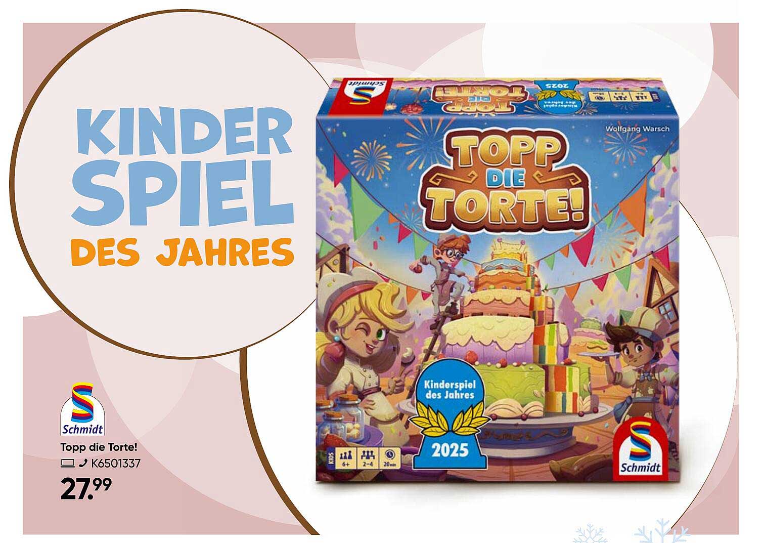 Topp die Torte! – KinderSpiel des Jahres 2025