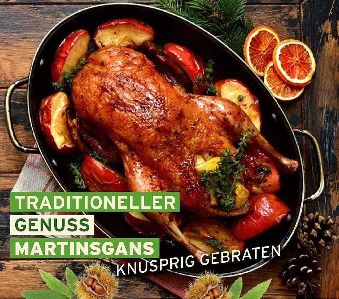 Traditioneller Genuss Martinsgans - Knusprig gebraten
