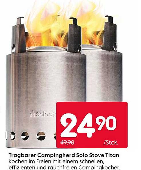 Tragbarer Campingherd Solo Stove Titan