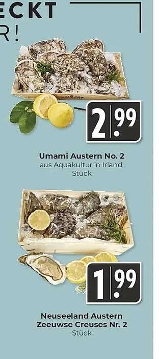 Umami Austern No. 2 aus Aquakultur in Irland, Stück