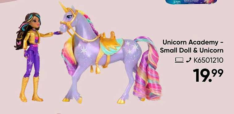 Unicorn Academy - Small Doll & Unicorn