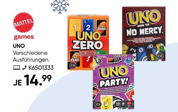 UNO - Verschiedene Ausführungen