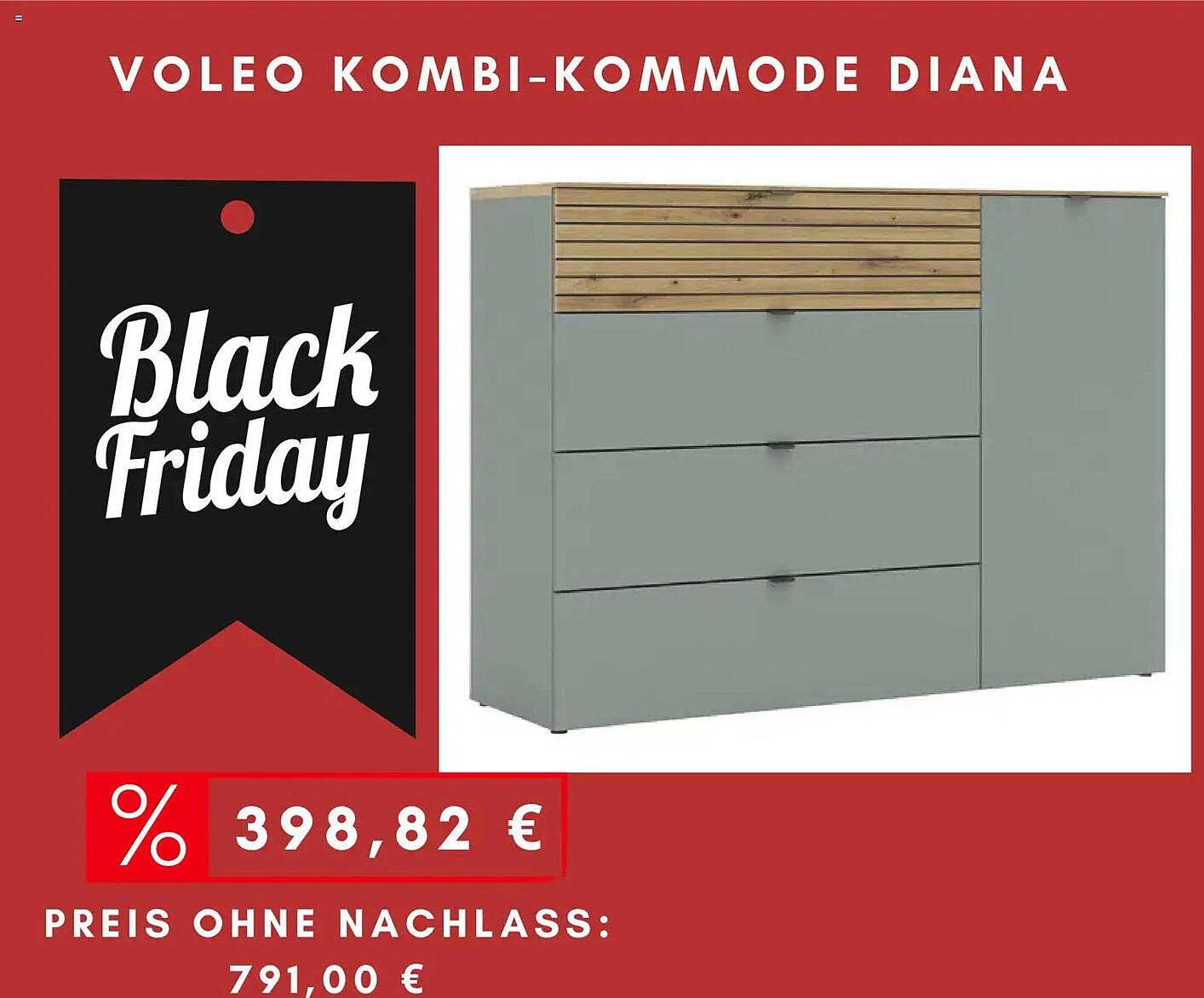 VOLEO KOMBI-KOMMODE DIANA