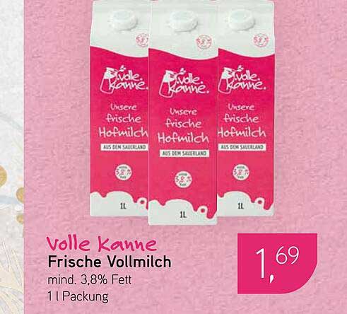 Volle Kanne Frische Vollmilch 1L