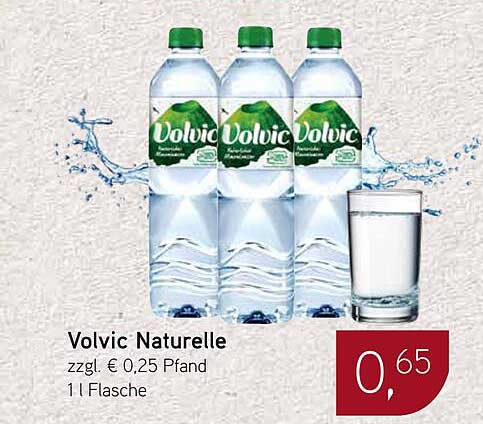 Volvic Naturelle Mineralwasser 1L Flasche