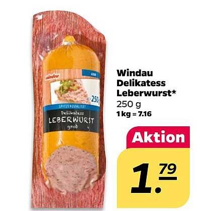 Windau Delikatess Leberwurst 250 g
