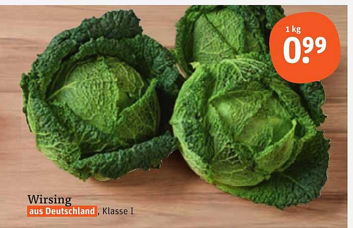 Wirsing aus Deutschland, Klasse I