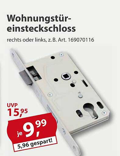 Wohnungstür-Einsteckschloss