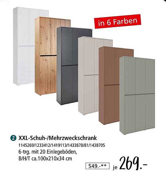 XXL-Schuh-/Mehrzweckschrank