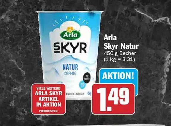 Arla Skyr Natur 450 g Becher