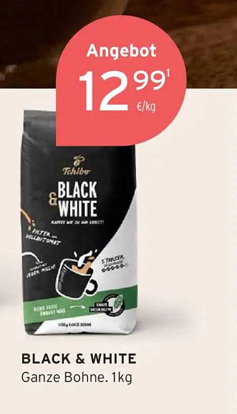 BLACK & WHITE Ganze Bohne, 1kg