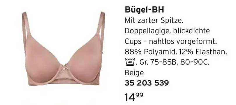 Bügel-BH mit zarter Spitze
