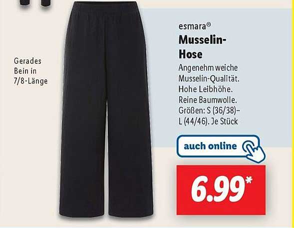 esmarA® Musselin-Hose